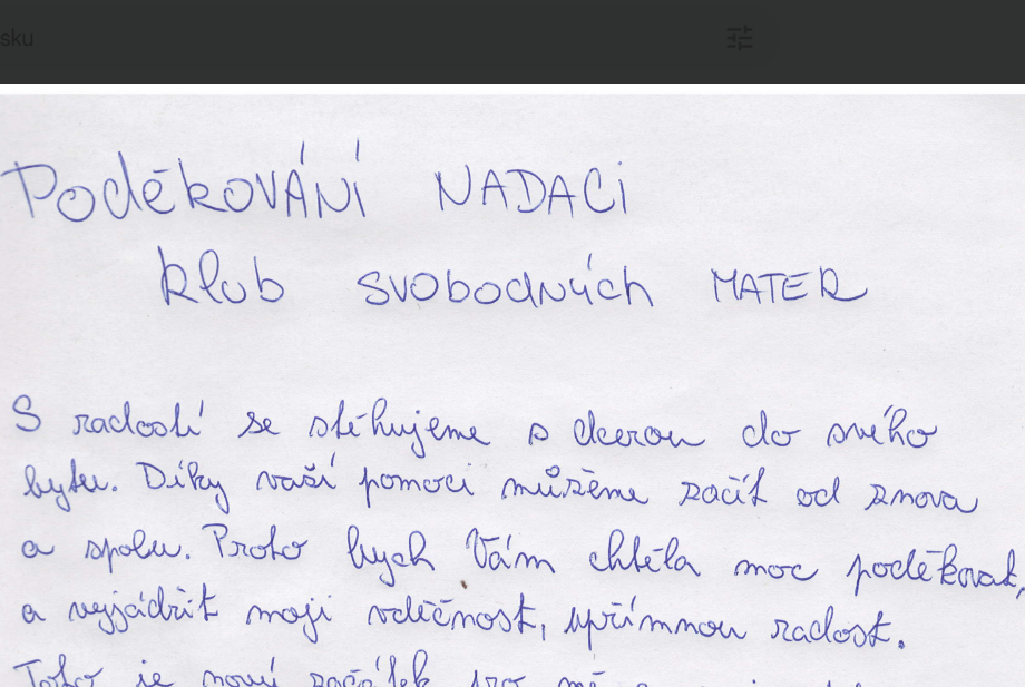 Z azylového domu do skutečného domova: Příběh maminky Denisy