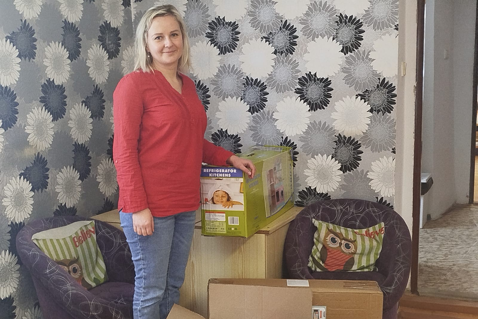 Materiální pomoc pro maminky a děti z azylového domu