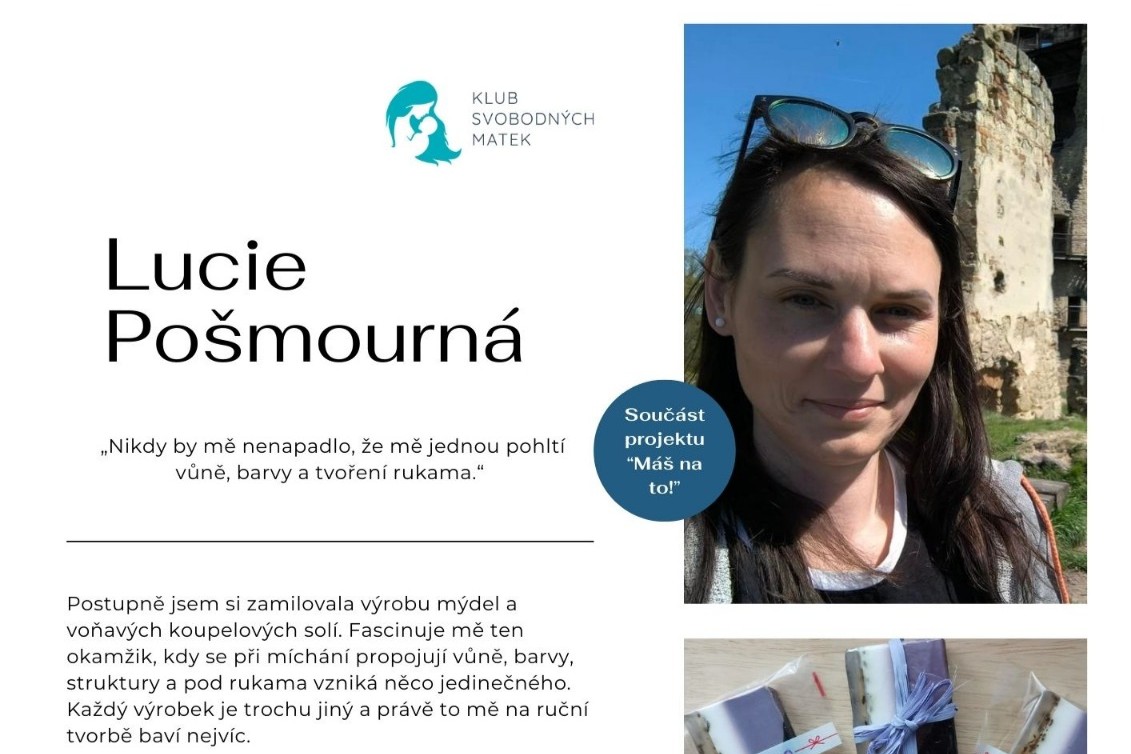 Lucie Pošmourná: Radost z tvoření, která voní