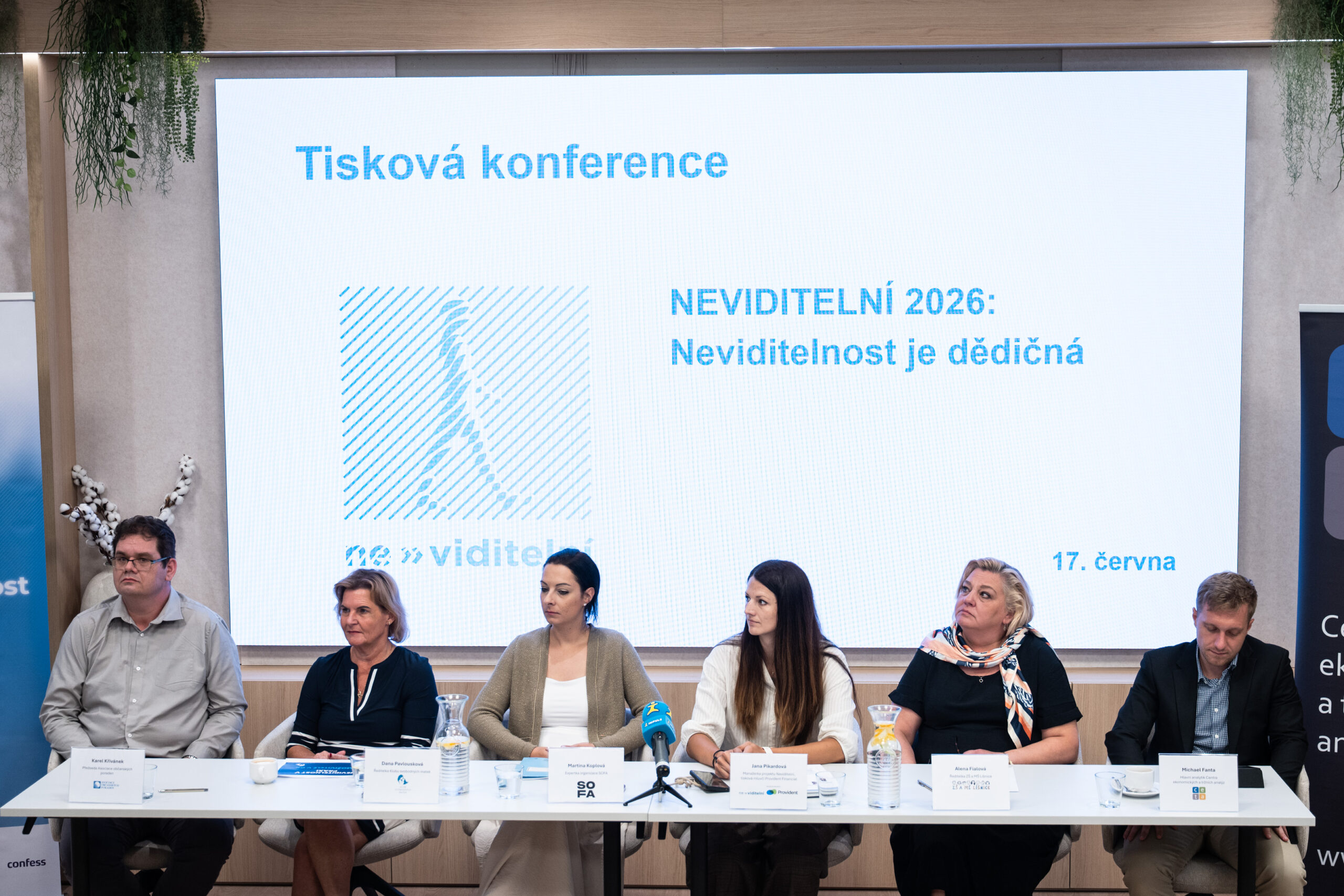 Účastnili jsme se tiskové konference projektu Neviditelní: Neviditelnost je dědičná