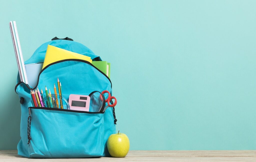 school supplies, stationery, backpack, copy space, writing materials, school stationery, bag, school bag, apple, green apple, school supplies, school supplies, backpack, backpack, school bag, school bag, school bag, school bag, school bag